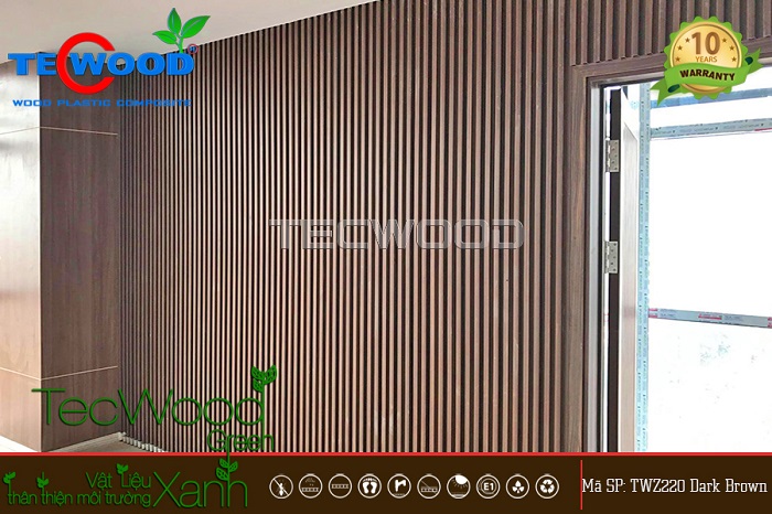 Trang trí không gian nhà bạn bằng tấm ốp tường gỗ nhựa