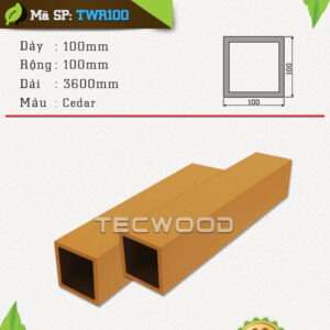 Trụ cột gỗ nhựa TecWood TWR100 Cedar